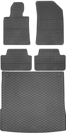 OEM Peugeot 508 I Sw Kombi De 2011 A 2018 Set - Alfombrillas De Goma Para Coche + Alfombrilla Para Maletero