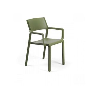 Nardi Sedia con Braccioli Trill da Esterno in Fiberglass - Agave