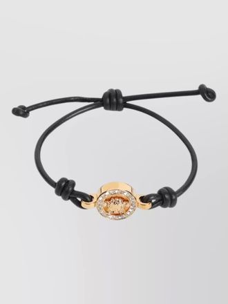 Versace bracelet adjustable strap crystal embellishments knots