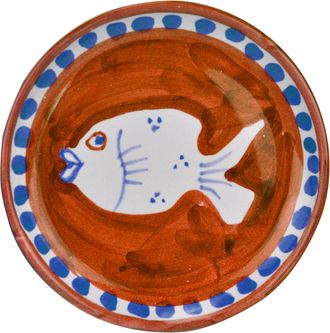 Arcucci poiseidone orange saucer bread &oslash;17 cm