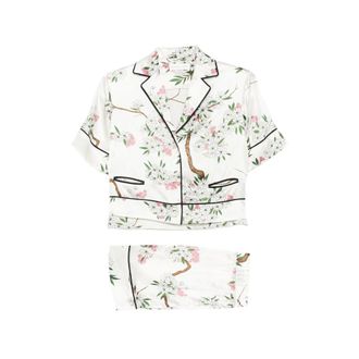 Olivia Von Halle Arletta Anaa Floral-print Pajamas