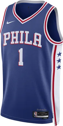Nike x NBA Philidelphia 76ers 22-23 Icon Edition Swingman Jersey James Harden 1 DN2018-405