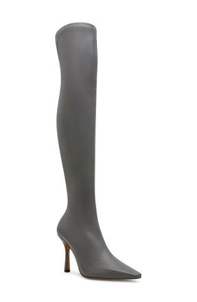 Steve madden grey thigh high boots clearance