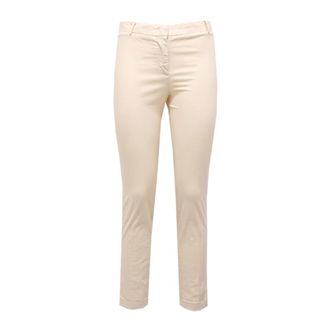 Fabiana Filippi Slim-fit Trousers, female, White, Size: 2XS Assisi Trousers