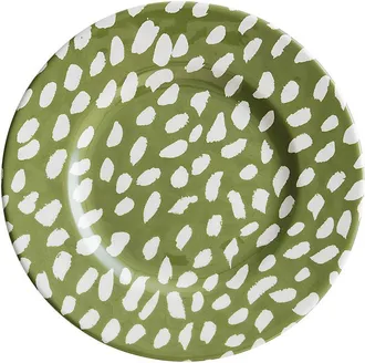 Ballard Designs Set of 4 Thandie Melamine Dinner Plates - Sage - Ballard Designs