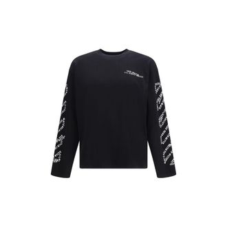 Off-white Black Cotton Mens Sportswear