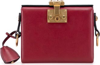 Dior Borsa a tracolla Dioraddict LockBox in pelle di agnello 2017 - Rosso