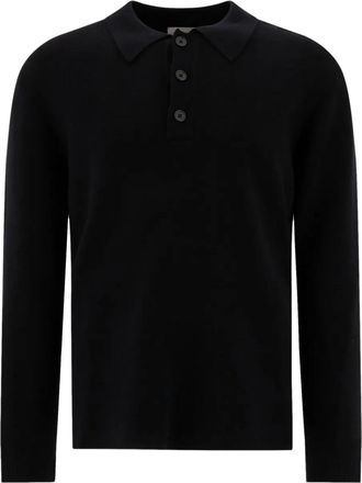 Nn.07 Polo Harald a maniche lunghe - Nero