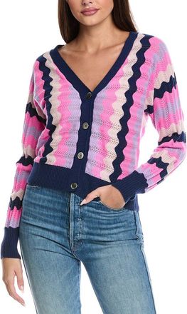 Isla Adina Pointelle Cashmere Cardigan