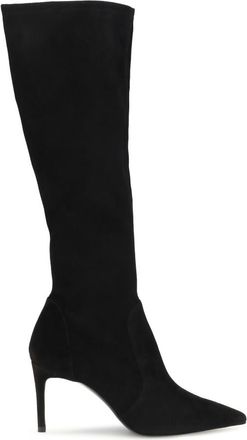 Stuart Weitzman Black Leather Power Boots