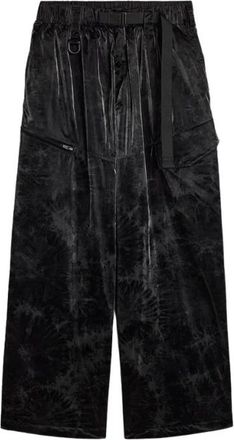 Yohji Yamamoto Wijde broek - Heren - Wijde Broeken - Zwart - M - Broeken