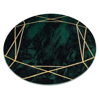 RugsX RugsX Emerald Rug in Green | Size: 200 cm diameter