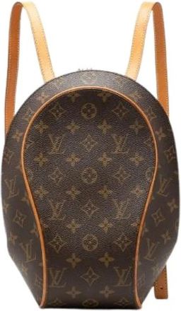 Louis Vuitton Pre-owned Ellipse Sac A Dos Monogram Rugzak - Dames - Vintage Rugzakken - Bruin - ONE Size - Leer - Vintage