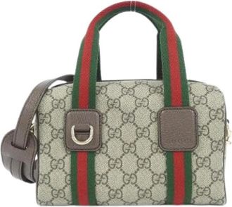 Gucci Pre-owned Boston bag - Dames - Vintage Mini Tas - Beige - ONE Size - Vintage