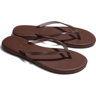 Tkees Aqua Waterproof Flip Flop in Brun at Nordstrom, Size 10