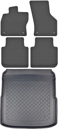 OEM Volkswagen Arteon Sed&aacute;n Desde Junio De 2017. Juego De Alfombrillas De Goma Para Coche Y Alfombrilla Para Maletero