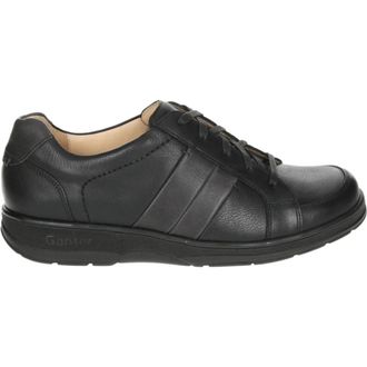 Ganter Schoenen, Heren, Zwart, 44 EU, Leer, Casual Zwarte Leren Schoenen