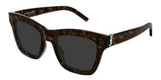 Saint Laurent SL M156 002 Womens Sunglasses Tortoiseshell Size 52 - Free RX Lenses - Free RX Lenses