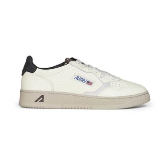 Autry Medalist Low - Heren - Sneakers - Wit - 42 EU - Katoen - Schoenen