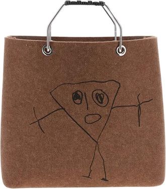 Plan C Bolso de Compras - Bags - Mujer - Marr&oacute;n - ONE SIZE