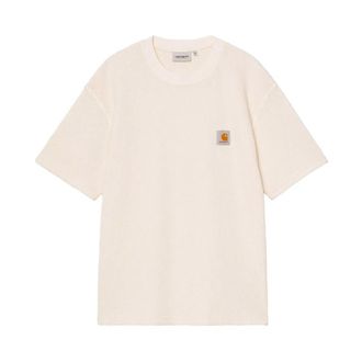 Carhartt Work in Progress Nelson Waffle T-shirt - Heren - T-shirts - Beige - S - Katoen - Tops