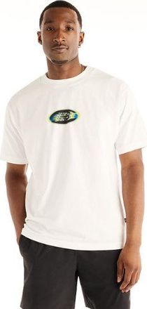 New Balance Uomo Heat Map Brand T-Shirt in Bianco, Cotone, Taglia 2XL