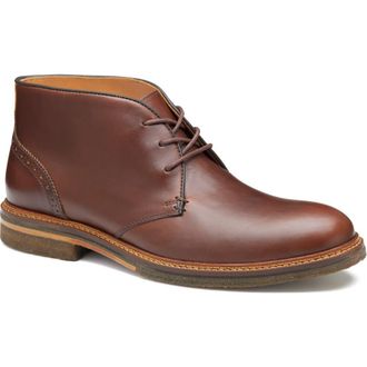 Johnston & Murphy Calder 175th Chukka Boot in Tan Oiled American Full Grain at Nordstrom Rack, Size 8