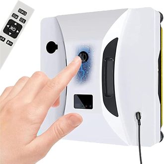 No Brand Robot Limpiacristales: Limpiador De Cristales Autom&aacute;tico E Inteligente Con Tecnolog&iacute;a De Pulverizaci&oacute;n, Potencia De Succi&oacute;n De 2200 Pa, Detecci&oacute;n De B