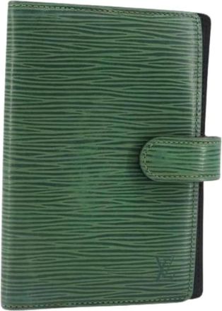 Louis Vuitton Pre-owned Accessories, female, Green, Size: ONE SIZE Pre-owned Day Planner Cover