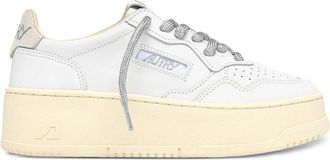 Autry Medalist Platform Leather Sneakers