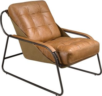 Angel Cerdá Sillón piel marrón