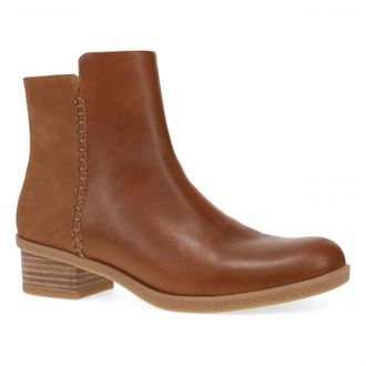 Dansko Womens Denay Boot In Saddle Waterproof Milled