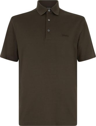 Ermenegildo Zegna Dark Brown Regular Polo