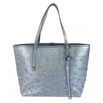 Jimmy Choo London Star Studs Sasha Leather Tote