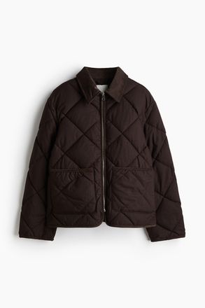 H&M Steppjacke - Dunkelbraun