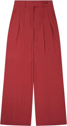 Alberta Ferretti Wide-Leg Tailored Pants With High Waist