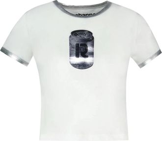 Paco Rabanne Tee T-shirt - Dames - T-shirts - Wit - S - Katoen - Tops