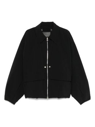 Songzio pleat-detail jacket - Black