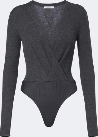 Max Mara Draped cashmere bodysuit