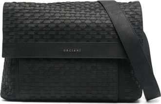 Orciani Borsa a spalla intrecciata - Marrone