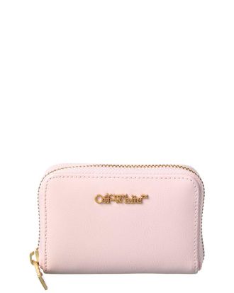 Off-white Small Leather Coin Purse
