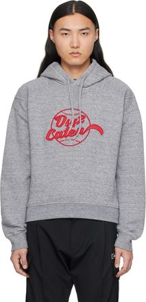DSQUARED2 GREY コットン混 HOODIE DSQUARED2 | Grey Men's Hooded Sweatshirt | YOOX