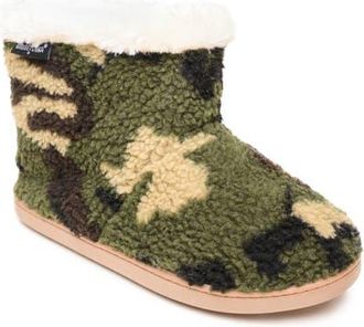 Minnetonka Betty Bootie in Green Camo Print at Nordstrom, Size Large