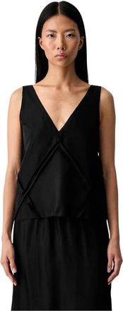 Maison Margiela Sleeveless Tops - Dames - Tops zonder mouwen - Zwart - S - Tops