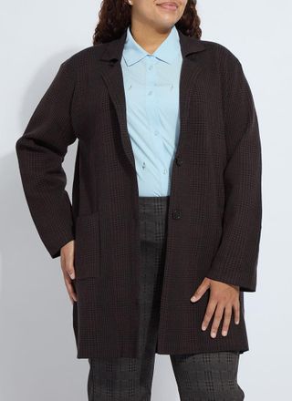 Lyss&eacute; Lina Sweater Car Coat Curvy