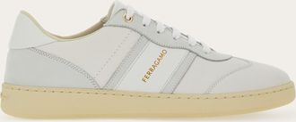 Ferragamo Women Low-top sneaker with logo White Size 10.5