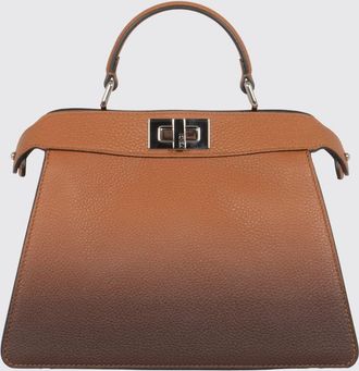 Fendi Borsa Peekaboo ISeeU Small Fendi in Cuoio Romano d&eacute;grad&eacute;