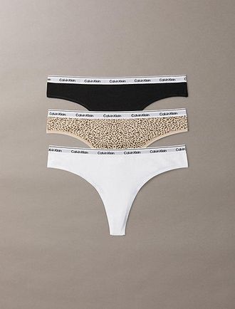 Calvin Klein 3 Pack Brazilian Slips Icon Logo