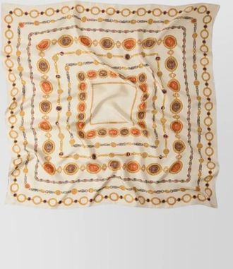 Versace bio silk twill scarf the lover