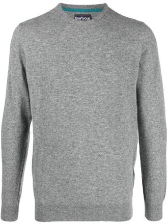 Barbour Maglione con ricamo - Grigio